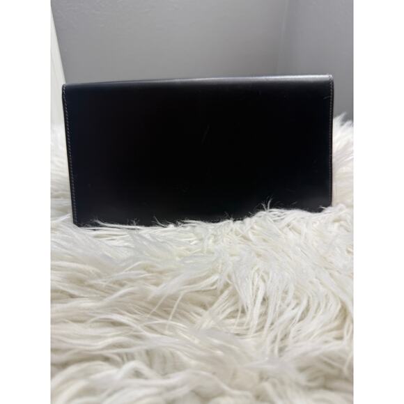 Gucci Blue Slim Wallet Checkbook Cover Slick Soft Leather Authentic Vintage| GUC - Picture 11 of 11